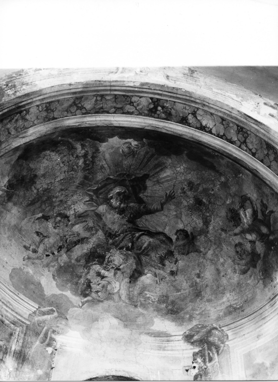 Dio Padre e angeli (dipinto) - ambito romano (prima metà sec. XVII)