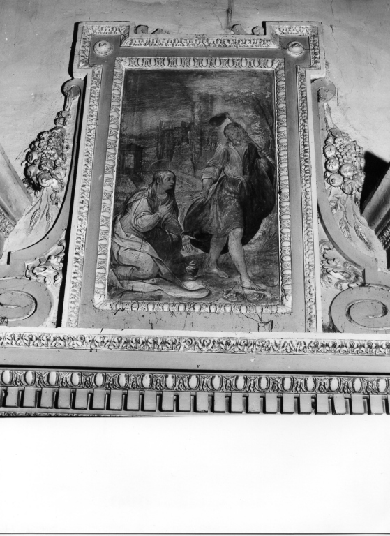 apparizione di Cristo risorto a Santa Maria Maddalena (dipinto) - ambito laziale (ultimo quarto sec. XVI)