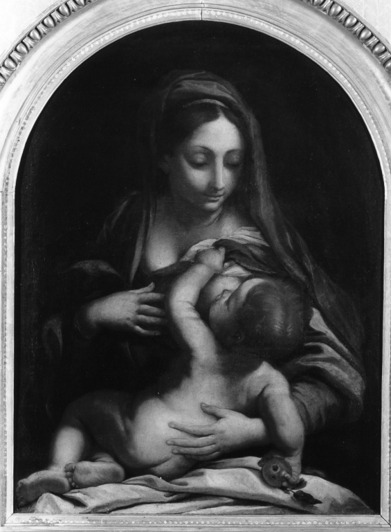 Madonna con Bambino (dipinto) - ambito romano (prima metà sec. XVII)