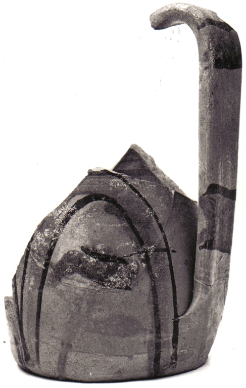 boccale, frammento - manifattura di Tuscania (inizio sec. XIII)