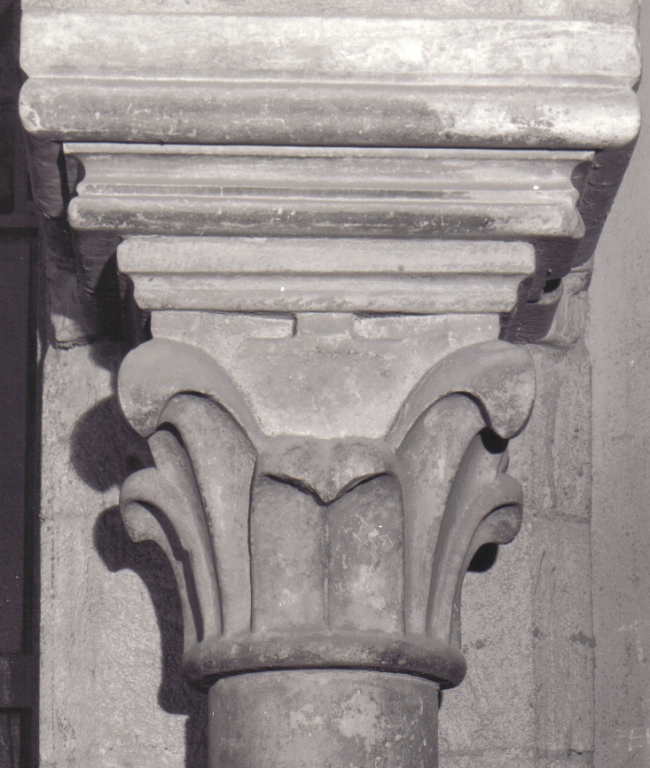 capitello di colonnina - ambito tosco-romano (prima metà sec. XV)