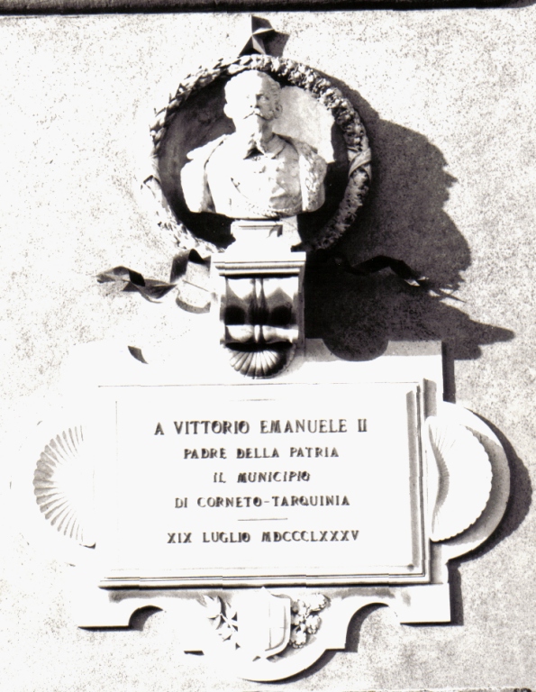 ritratto di Vittorio Emanuele II (busto) - ambito laziale (sec. XIX)
