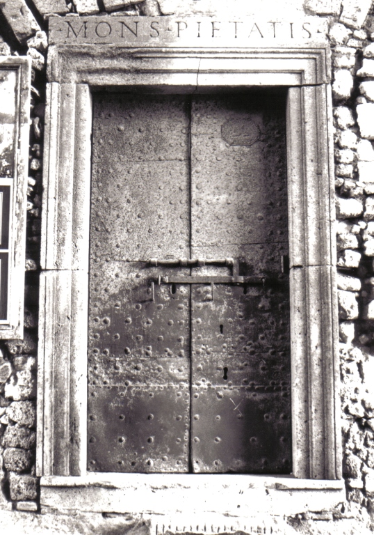 mostra di portale - ambito laziale (sec. XVII)