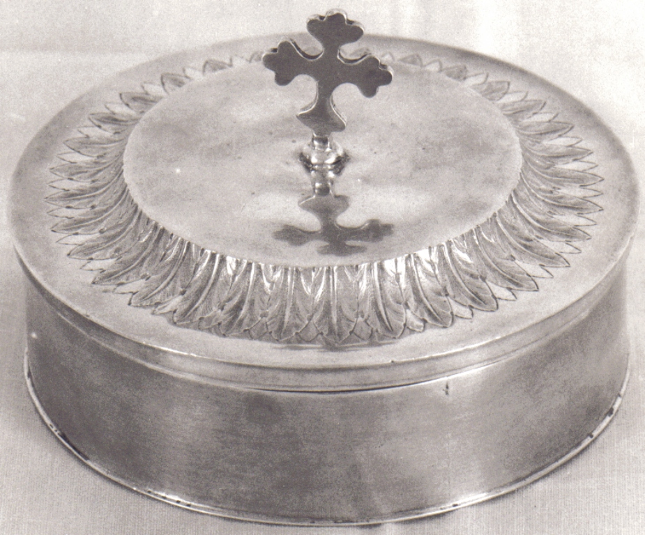 scatola per ostie - ambito Italia centrale (sec. XIX)