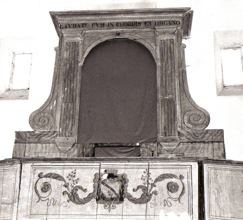 cassa d'organo - ambito laziale (metà sec. XIX)