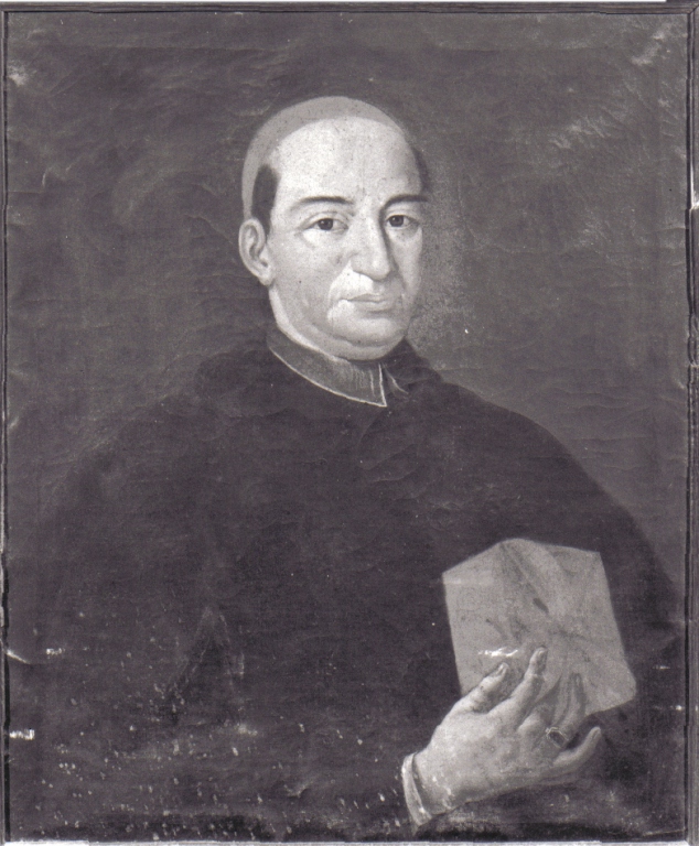 ritratto a mezza figura di prelato (dipinto) - ambito laziale (sec. XIX)