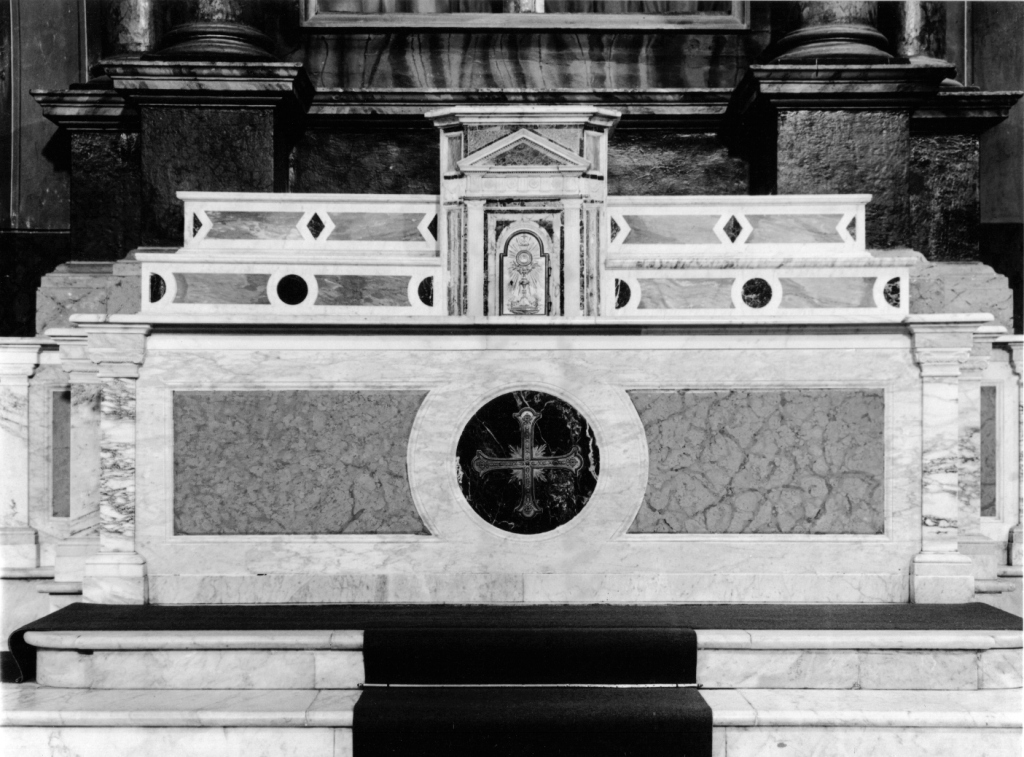 mensa d'altare - ambito laziale (sec. XIX)