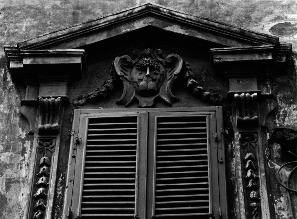 mostra di finestra - ambito viterbese (sec. XVIII)