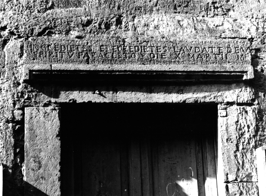 mostra di porta - ambito viterbese (fine/inizio secc. XV/ XVI)