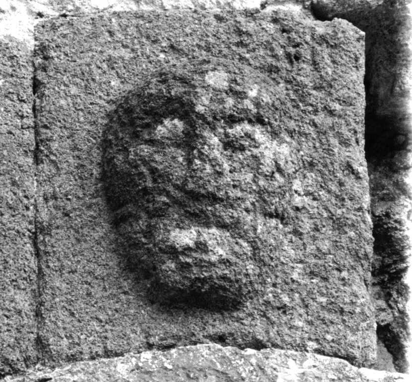 volto maschile (protome) - ambito viterbese (sec. XV)