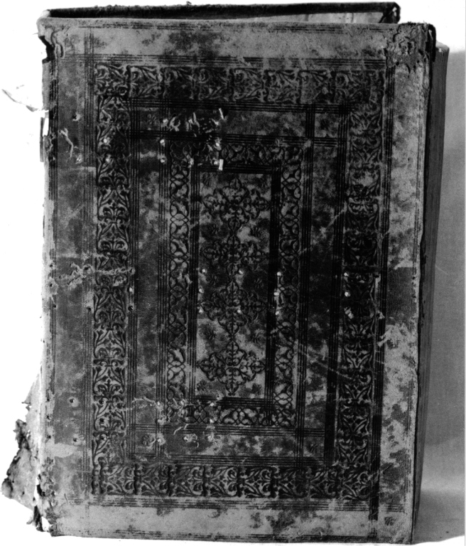 coperta di libro - manifattura viterbese (sec. XVI)