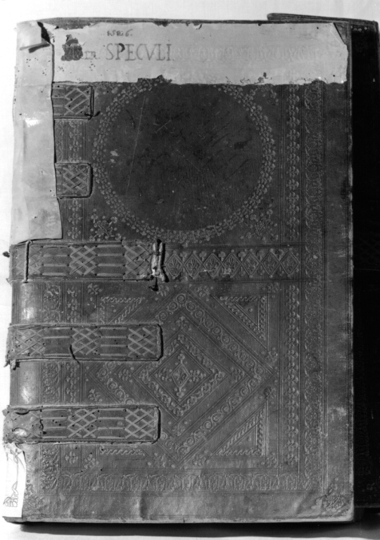 coperta di libro - manifattura viterbese (sec. XVI)