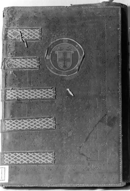 coperta di libro - manifattura viterbese (sec. XVI)