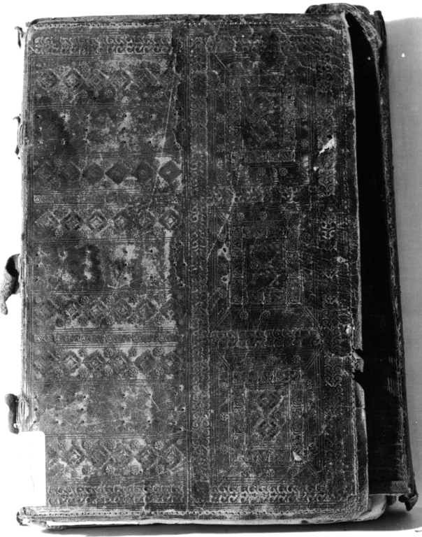 coperta di libro - manifattura viterbese (sec. XVI)