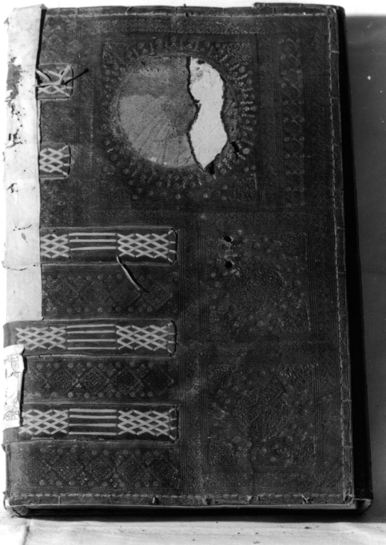 coperta di libro - manifattura viterbese (sec. XVI)