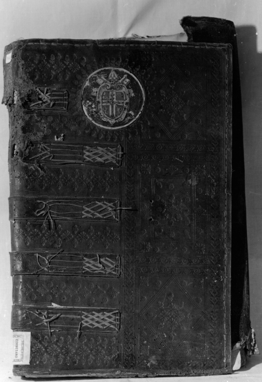 coperta di libro - manifattura viterbese (sec. XVI)