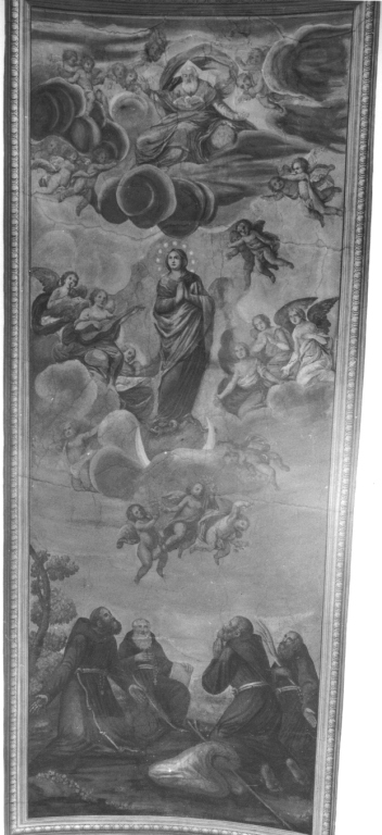 assunzione della Madonna tra santi (dipinto) di Papini Pietro (sec. XIX)