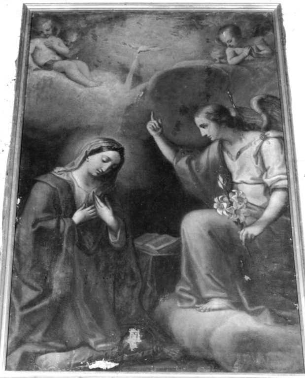 Annunciazione (dipinto) di Campanella Angelo (attribuito) (fine sec. XVIII)