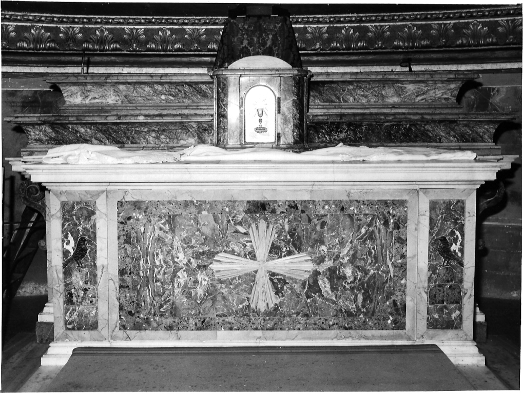 altare maggiore - maestranze romane (inizio sec. XVIII)