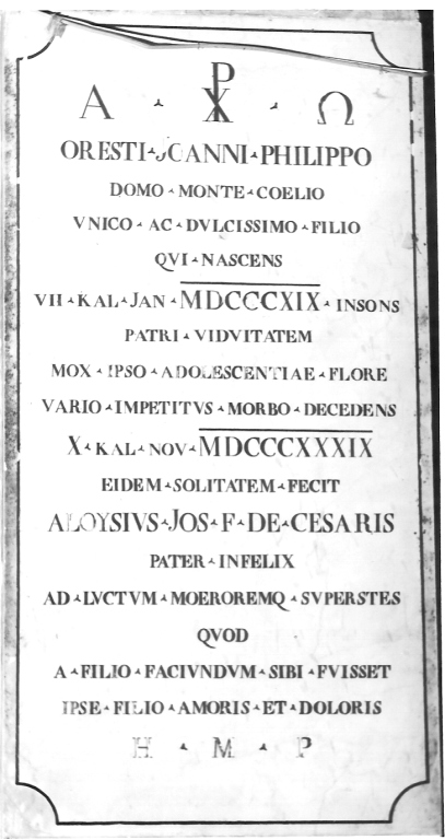 lapide commemorativa - maestranze romane (sec. XIX)