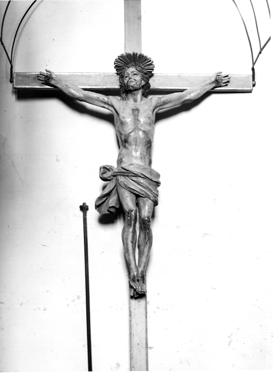 Cristo crocifisso (croce processionale) - bottega laziale (sec. XVIII)