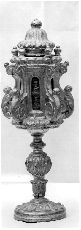 reliquiario architettonico - a tempietto - bottega romana (prima metà sec. XVII)