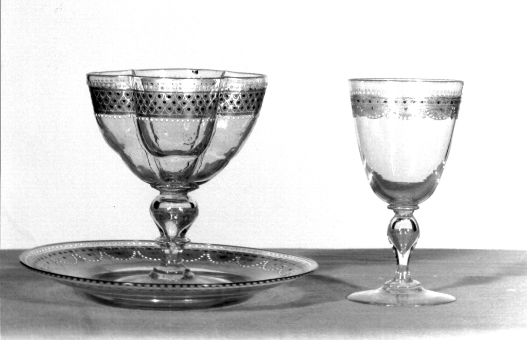 bicchiere, serie - produzione veneziana (prima metà sec. XVI)