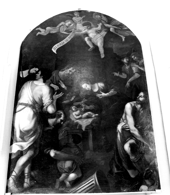 natività di Gesù (dipinto) di Zecca Orazio (primo quarto sec. XVII)