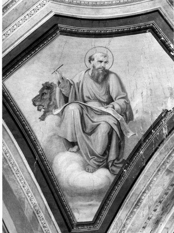 San Marco Evangelista (dipinto) di Cianti Michelangelo (ultimo quarto sec. XIX)