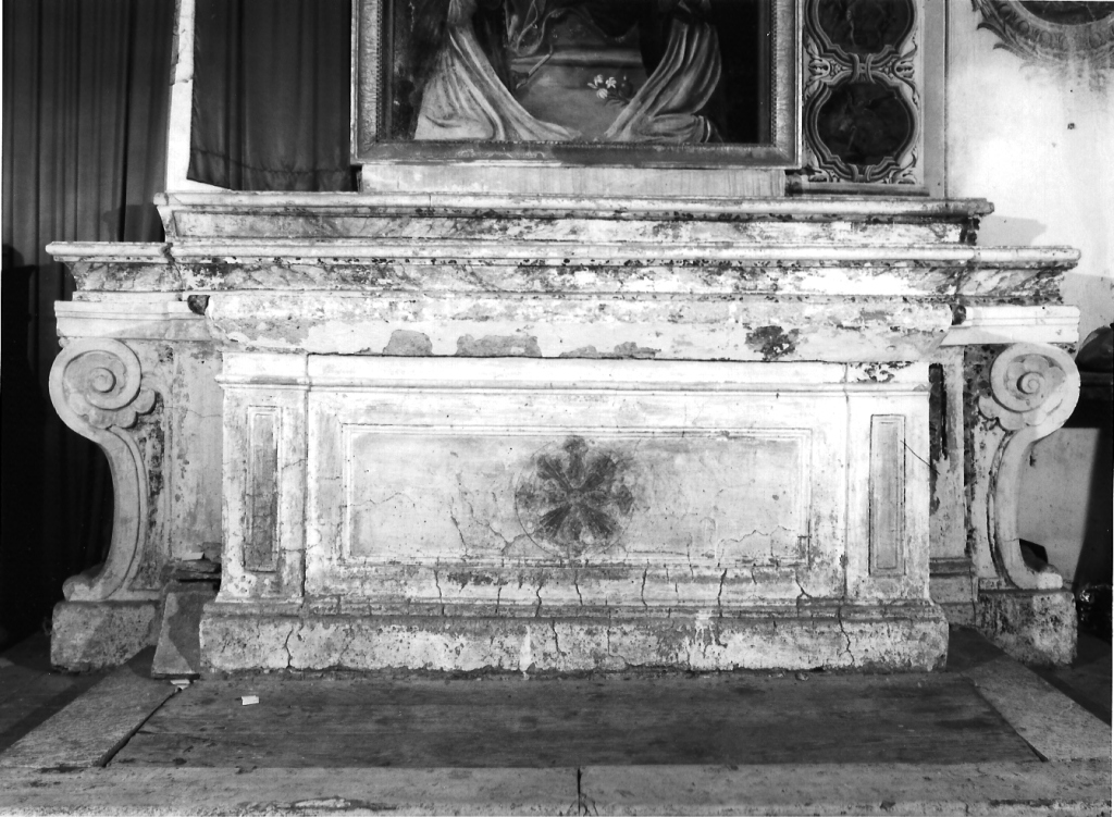 paliotto - ambito laziale (fine/inizio secc. XVI/ XVII)