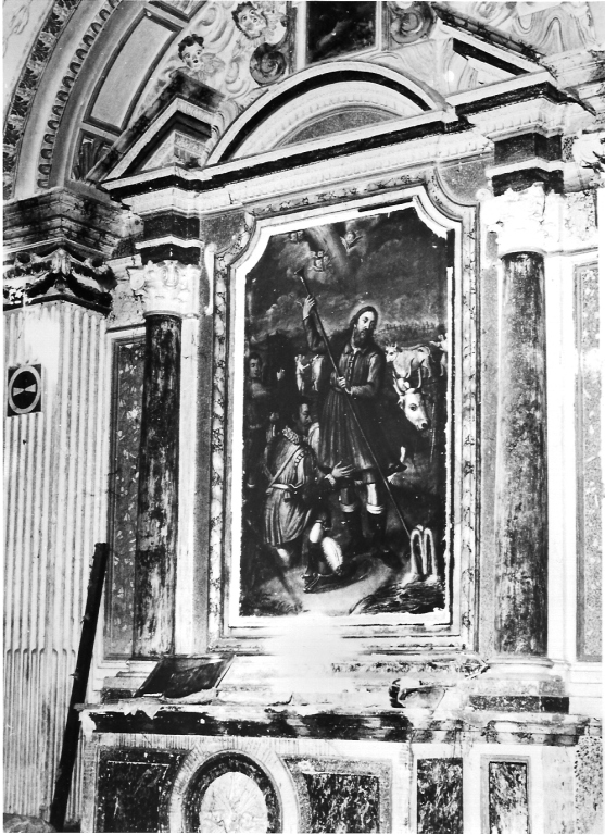 altare - a edicola, complesso decorativo - ambito laziale (secc. XVII/ XVIII)