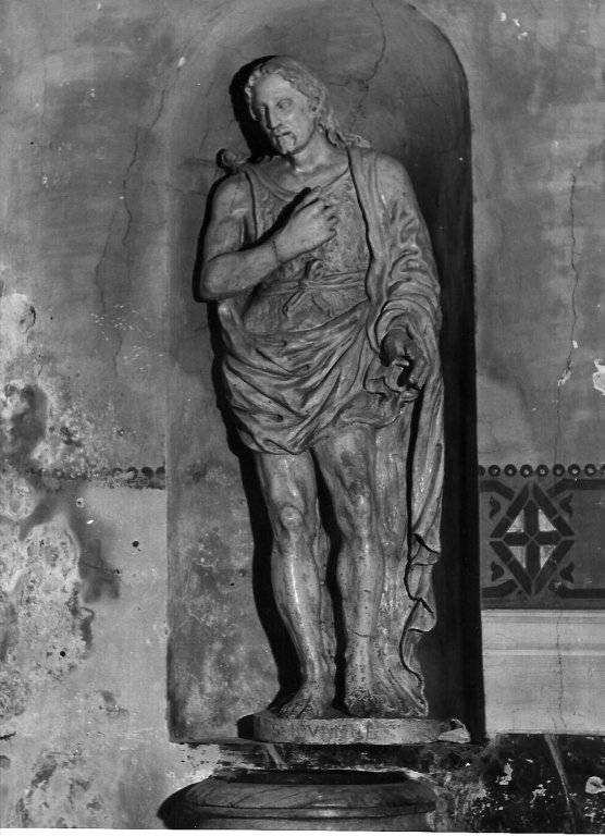San Giovanni Battista (statua) - ambito laziale (fine sec. XVI)
