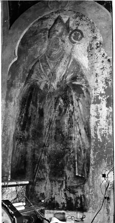 San Brizio vescovo (dipinto) - ambito laziale (sec. XVII)