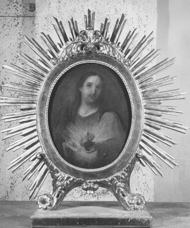 Sacro Cuore di Gesù (dipinto) di Turchi Giuseppe (attribuito) (sec. XIX)