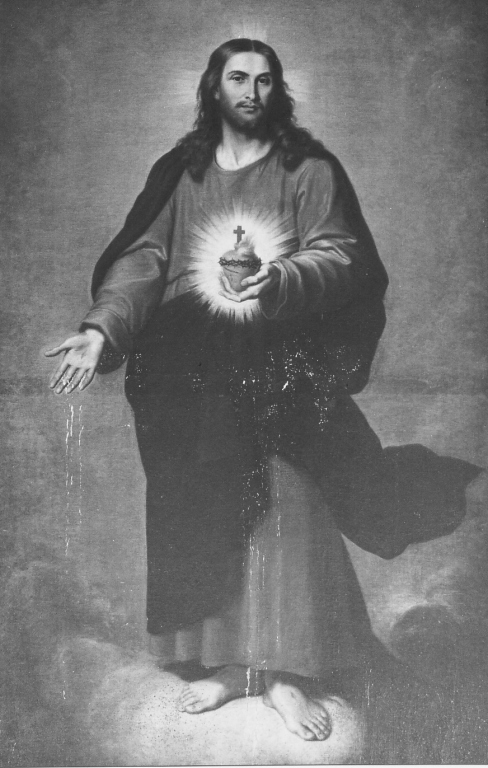Sacro Cuore di Gesù (dipinto) - ambito laziale (sec. XIX)