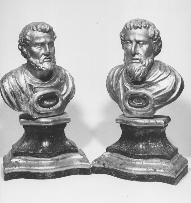 Santi Pietro e Paolo (reliquiario - a busto) - ambito romano (sec. XVII)