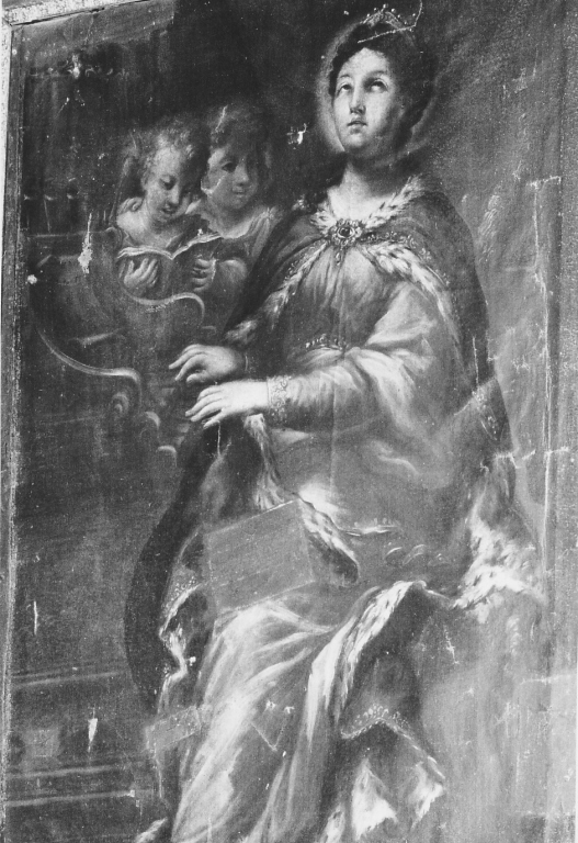 Santa Cecilia (dipinto) - ambito laziale (sec. XVII)