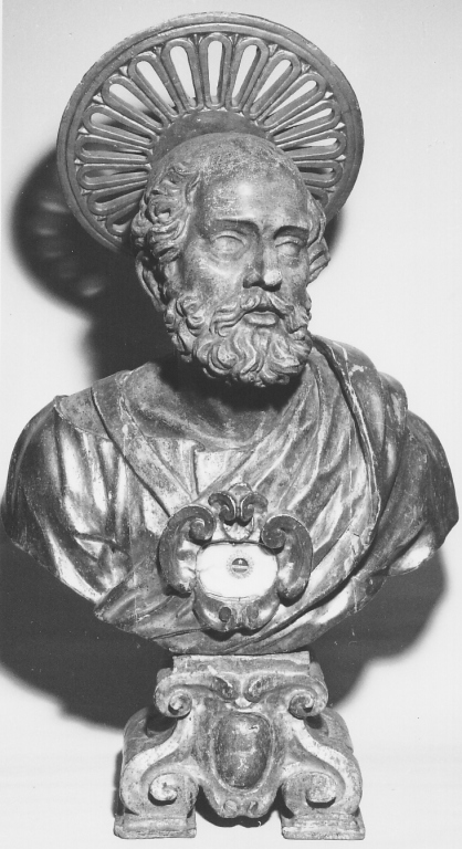 San Pietro (reliquiario - a busto) - ambito romano (sec. XVII)
