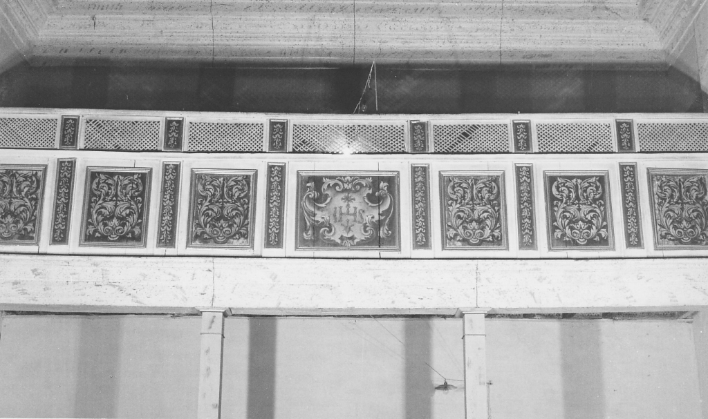 balaustrata del coro - ambito laziale (fine/inizio secc. XVIII/ XIX)