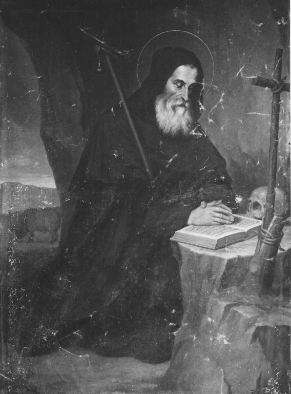 Sant'Antonio Abate (dipinto) di Turchi Giuseppe (fine sec. XIX)