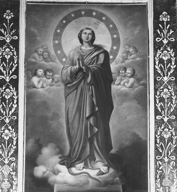 Immacolata Concezione (dipinto) di Turchi Giuseppe (seconda metà sec. XIX)