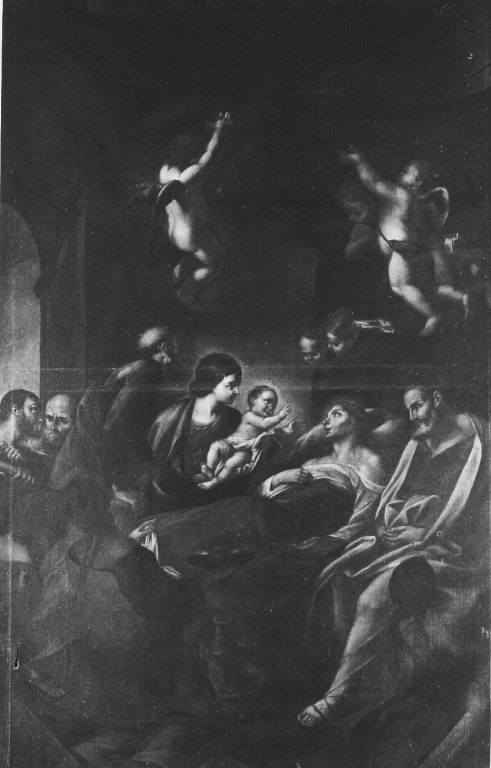 morte di Sant'Anna (dipinto) - ambito laziale (seconda metà sec. XVII)