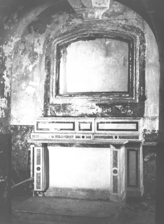 altare - ambito Italia centrale (primo quarto sec. XX)
