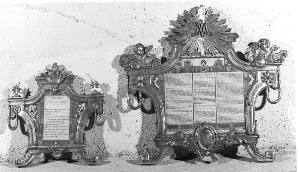 cartagloria, serie - ambito laziale (fine sec. XVIII)