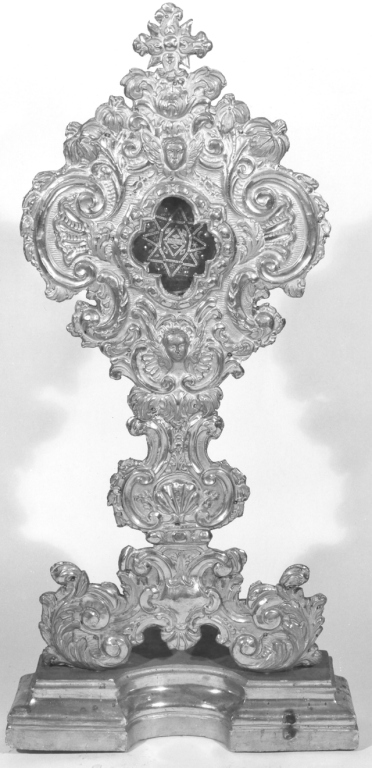 reliquiario-ostensorio - ambito laziale (seconda metà sec. XVIII)