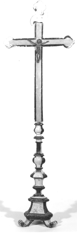 Cristo crocifisso (croce d'altare) - ambito laziale (fine sec. XVIII)
