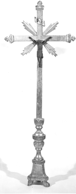 Cristo crocifisso (croce d'altare) - ambito laziale (inizio sec. XIX)