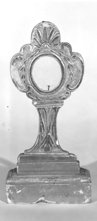 reliquiario-ostensorio - ambito laziale (prima metà sec. XIX)