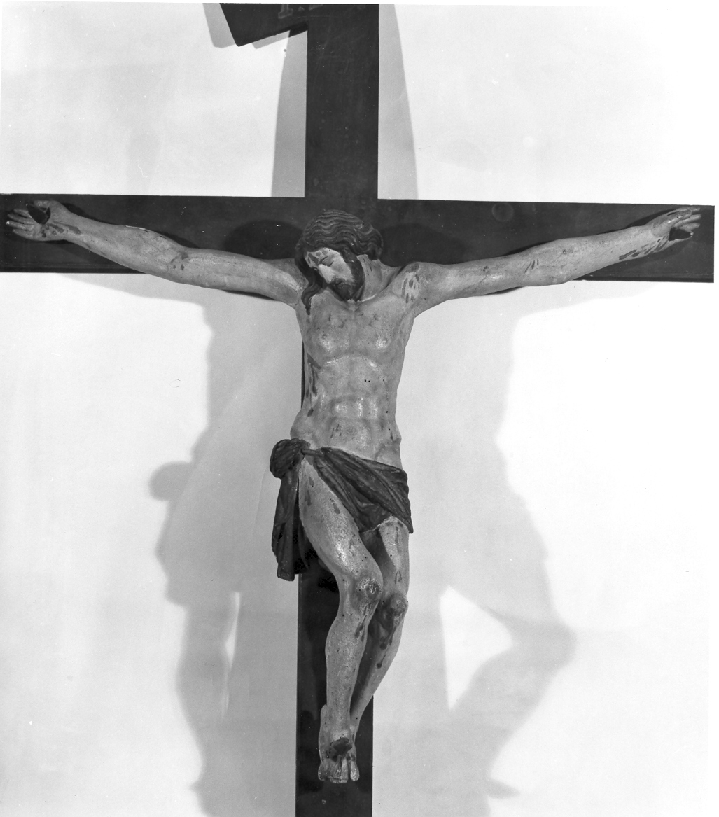 Cristo crocifisso (croce processionale) - ambito laziale (sec. XIX)