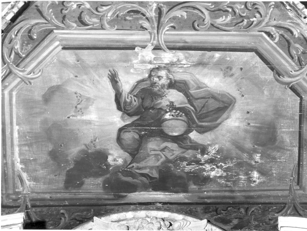Dio Padre benedicente (dipinto) - ambito laziale (seconda metà sec. XVII)